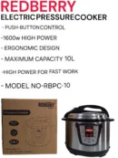 Redberry RBPC -10 10L Electric Pressure Cooker