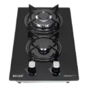 Bolesi 2 Burner Inbuilt Glass Hob Cooker
