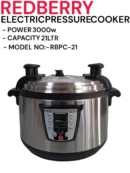 Redberry RBPC -21 21L Commercial Electric Pressure Cooker