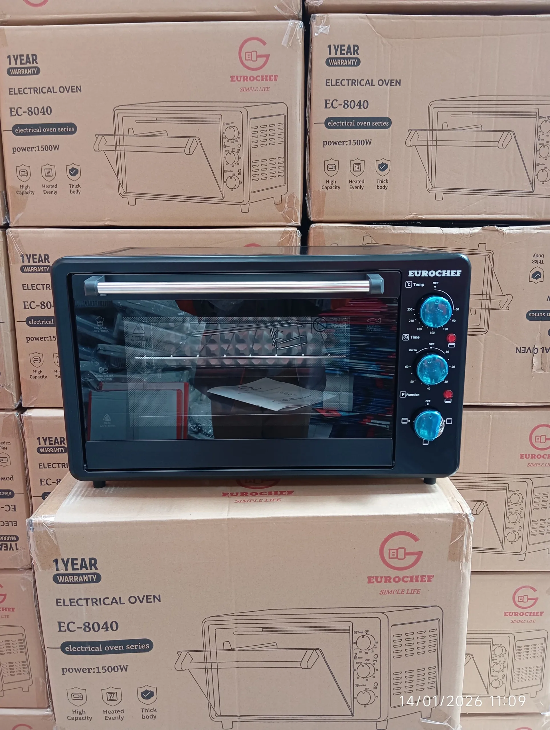 Eurochef EC8040 40L Electric Oven - Image 2