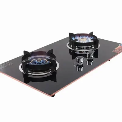 Bolesi 2 Burner Inbuilt Glass Hob Cooker with Gas Sensor