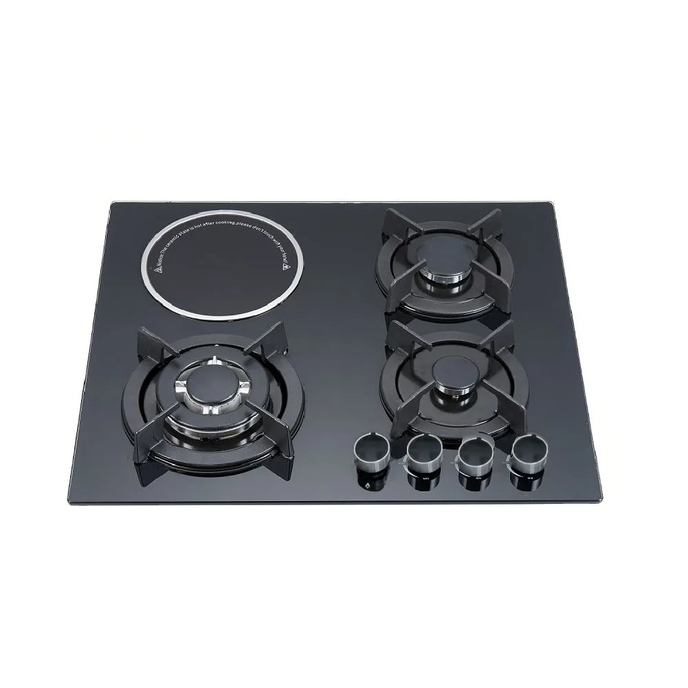 Bolesi 3+1 Inbuilt Glass Hob Cooker with Gas Sensor - Image 5