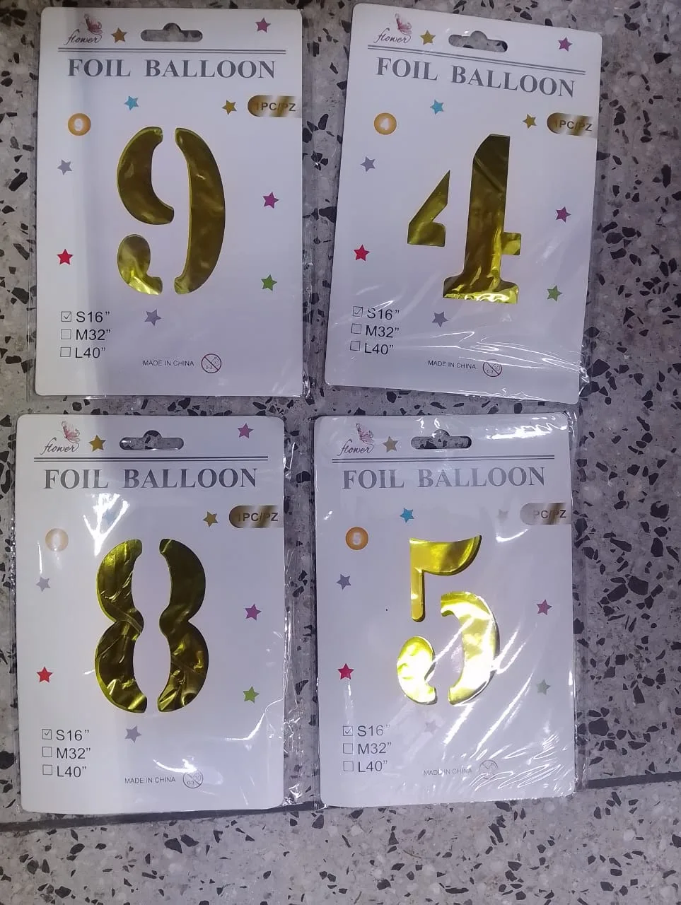 Number Foil Ballons - Image 2