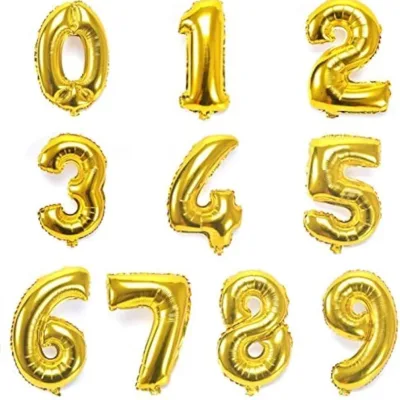Number Foil Ballons