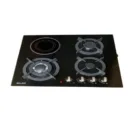 Bolesi 3+1 Inbuilt Glass Hob Cooker with Gas Sensor