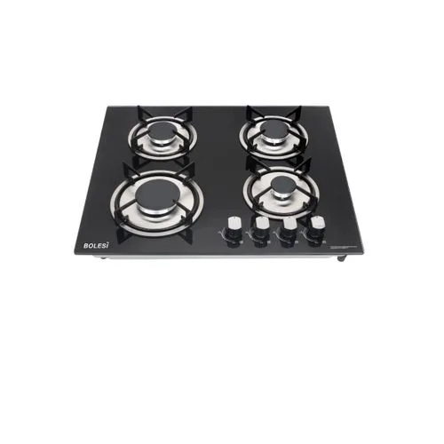 Bolesi 4 Burner Inbuilt Glass Hob Cooker