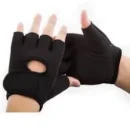 Black Gym Gloves Set