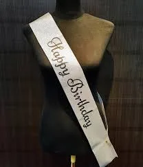 Happy Birthday Sashes