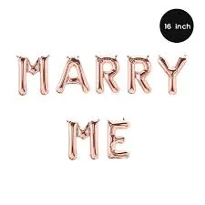 Marry Me Foil Ballon Set - Image 6