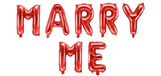 Marry Me Foil Ballon Set - Image 4