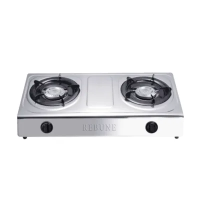 Rebune 2 Burner Stainless Steel Tabletop Cooker