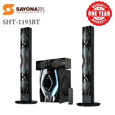 Sayona BHT-1193BT 3.1CH Multimedia Home Theater System