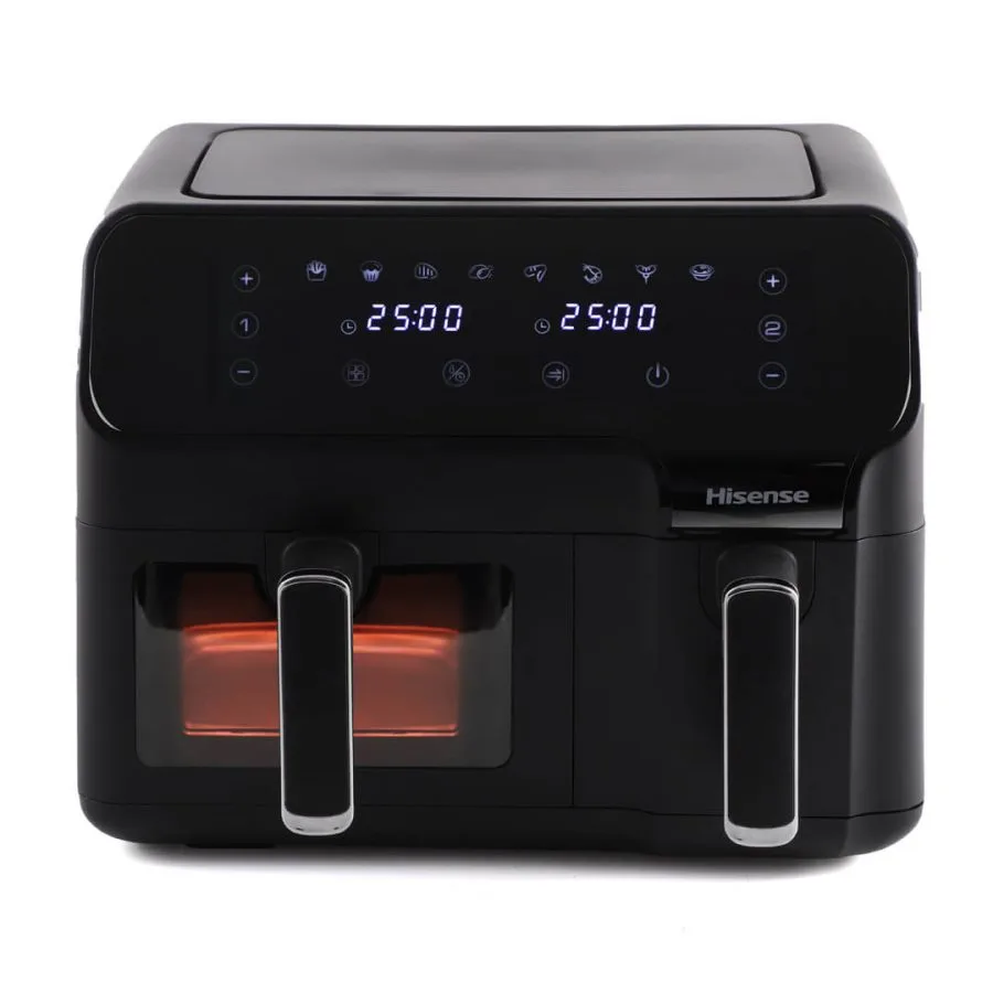 Hisense H09AFBK2S5 8.6L Double Basket Air Fryer