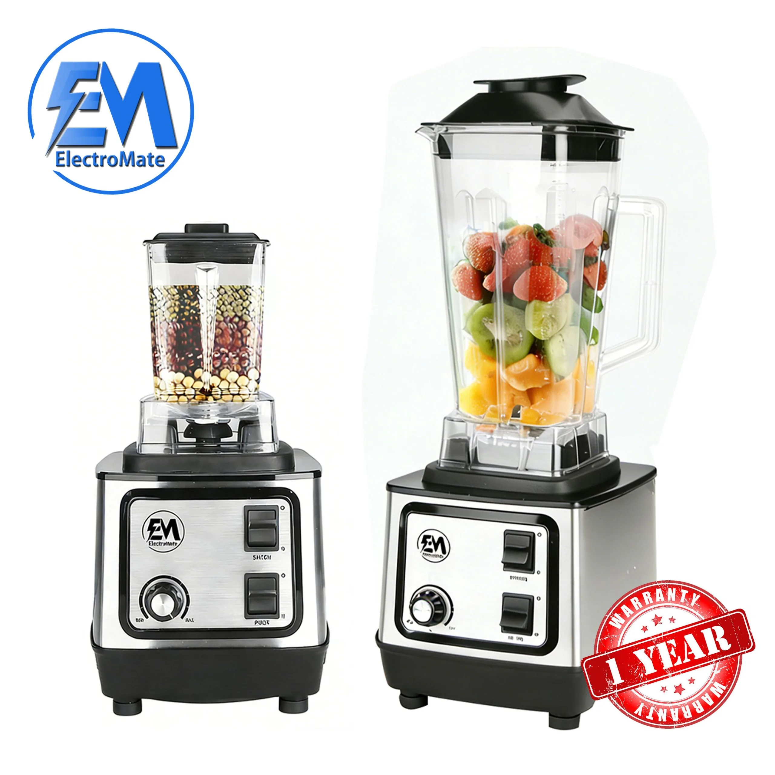 Electromate BD07 2IN1 2L Commercial Blender