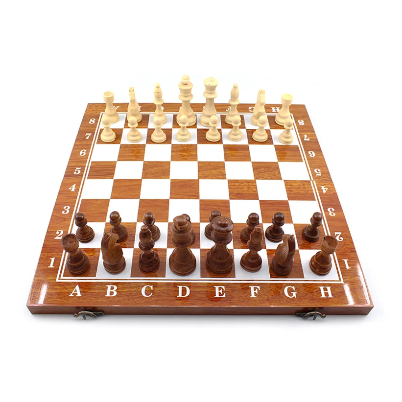 Small Wooden Chess Board - Image 3