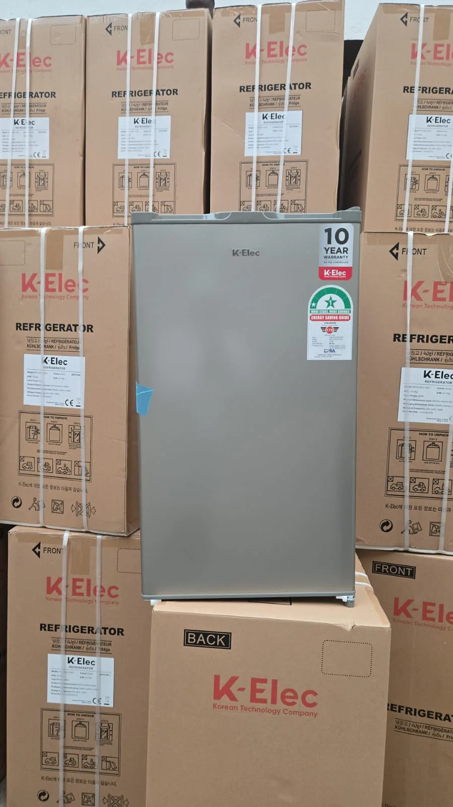 K-Elec 90L Single Door Refrigerator - Image 4