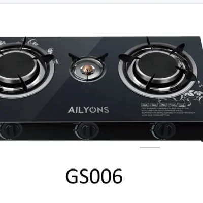 Ailyons GS006 3 Burner Infrared Tabletop Gas cooker