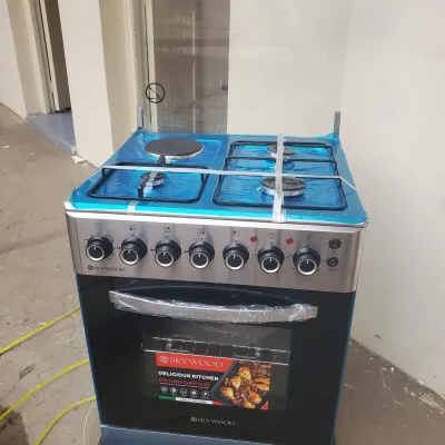 Skywood 3 Burner+1 Electric Hotplate Standing Cooker