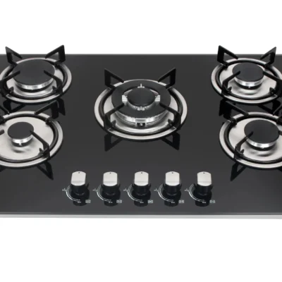 Bolesi 5 Burner Inbuilt Glass Tampered Hob Cooker