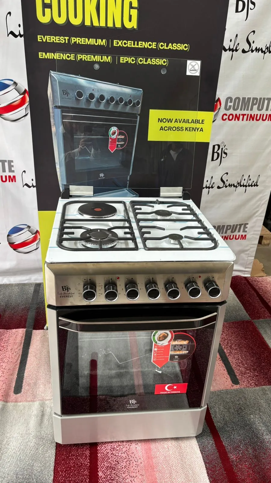 BJ`S Everest 60×60 3-Gas & 1-Electric Plate Cookers - Image 2