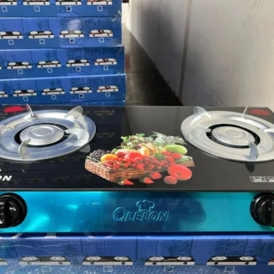 Olelon 2 Burner Glass Tabletop Cooker.