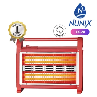 Nunix LX-28 Quartz Room Heater with Humidifier