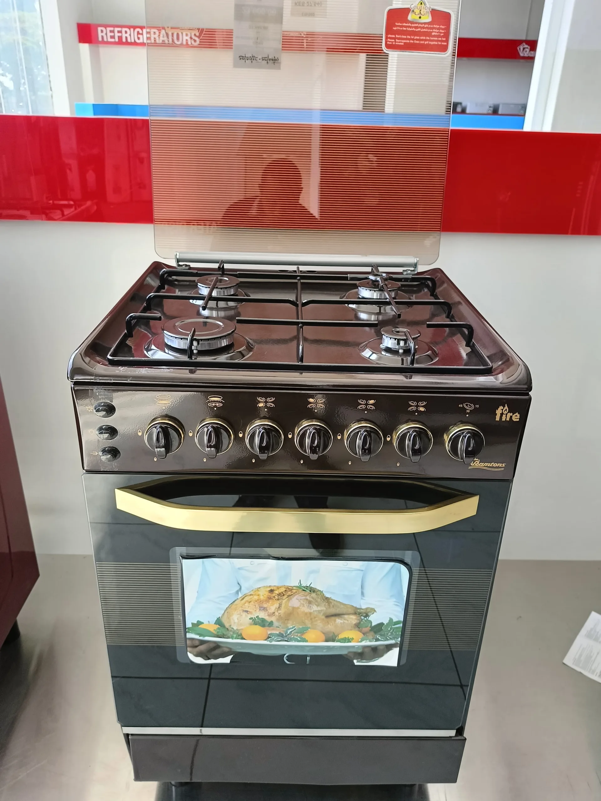 Ramtons 5693- EB/302 55X55 All Gas Burner With Gas Oven - Image 2