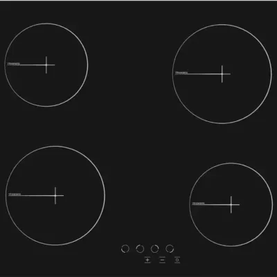 Simfer H6040DECSP 4 Electric Plate Inbuilt Hob Cooker